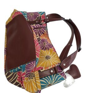 Relic Large Multi-Color Canvas Satchel Shoulder Hand Bag / Purse